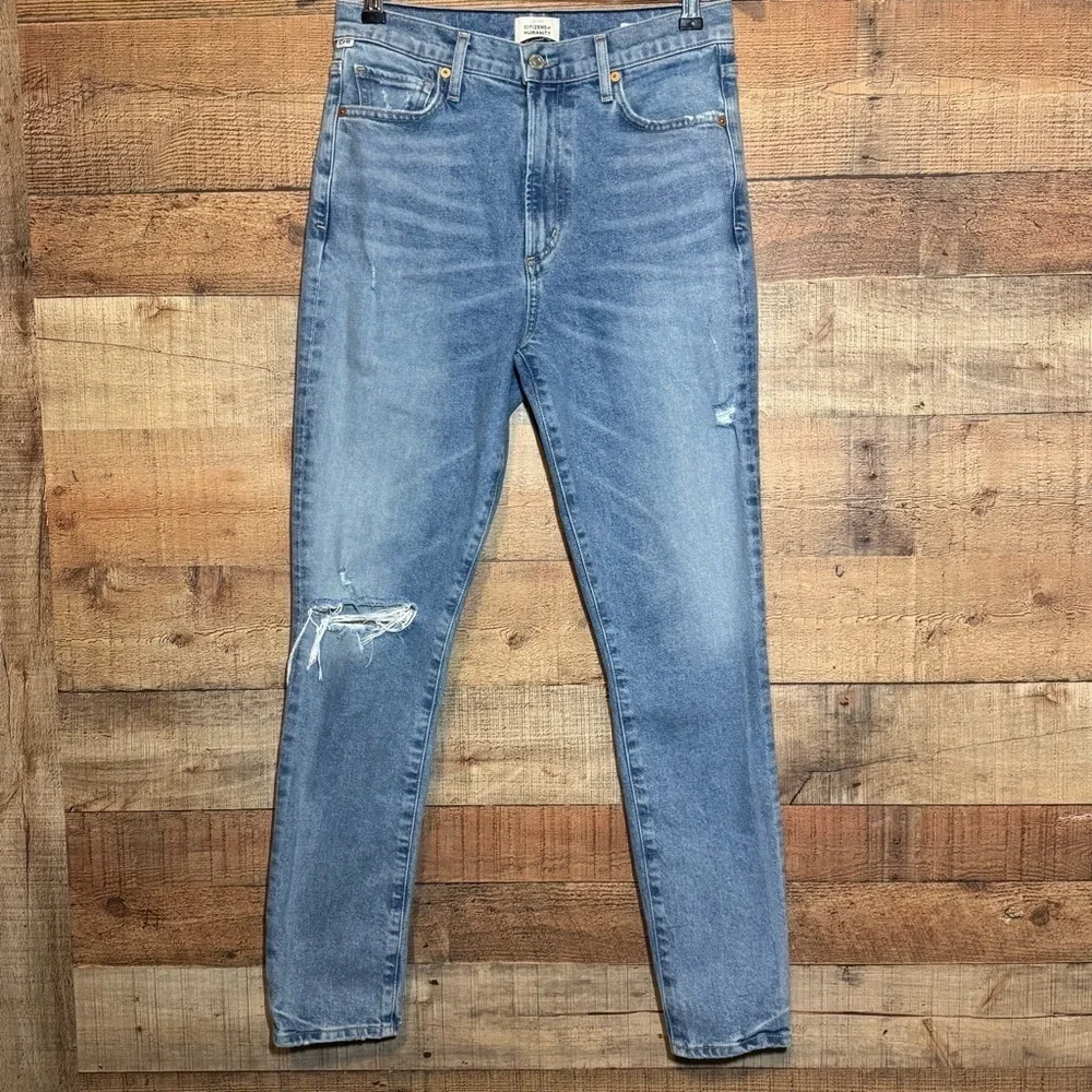Citizens of Humanity Olivia High Rise Slim Jeans in Santorini size 28 Revolve